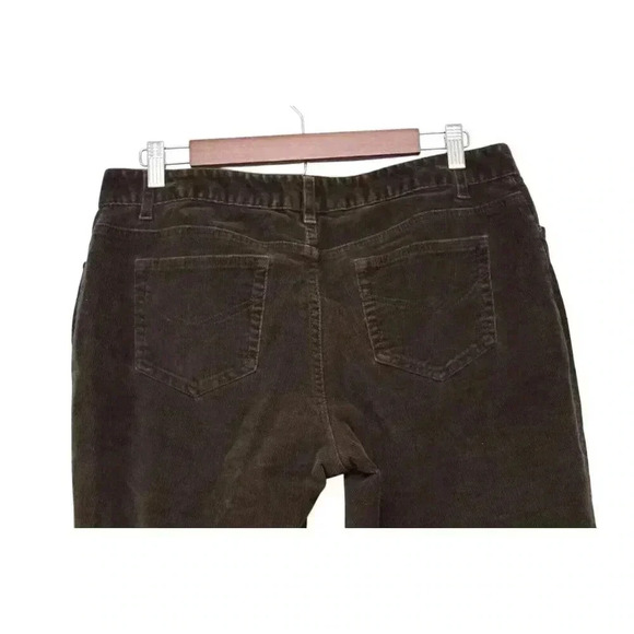 J. Jill Dark Green Corduroy Straight Leg Pants - Picture 8 of 14